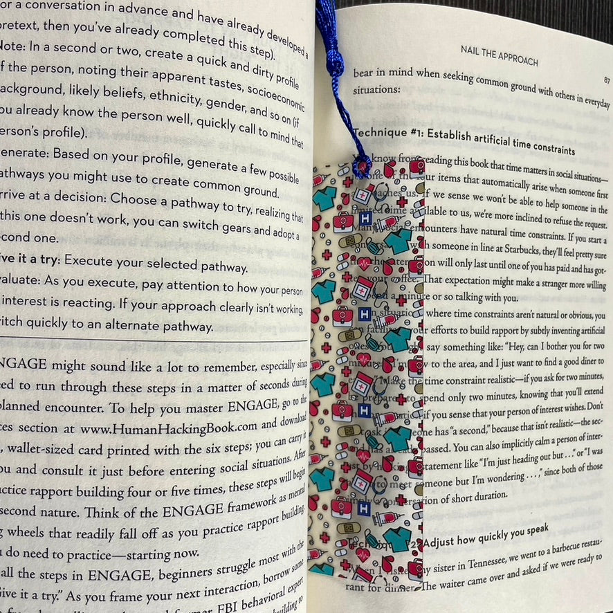 Nurse & Doctor Bookmark – Thoughtful Gift for Healthcare Workers, Medical Students and Hospital Staff