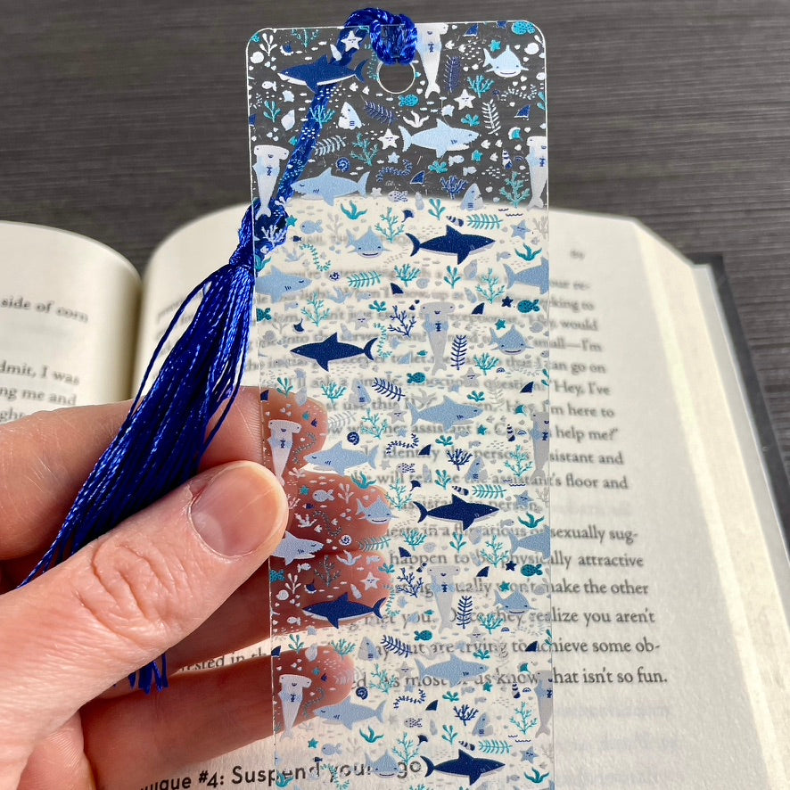 Killer Shark Bookmark – Fierce Ocean-Inspired Gift for Book Lovers | Shark Week Ready!