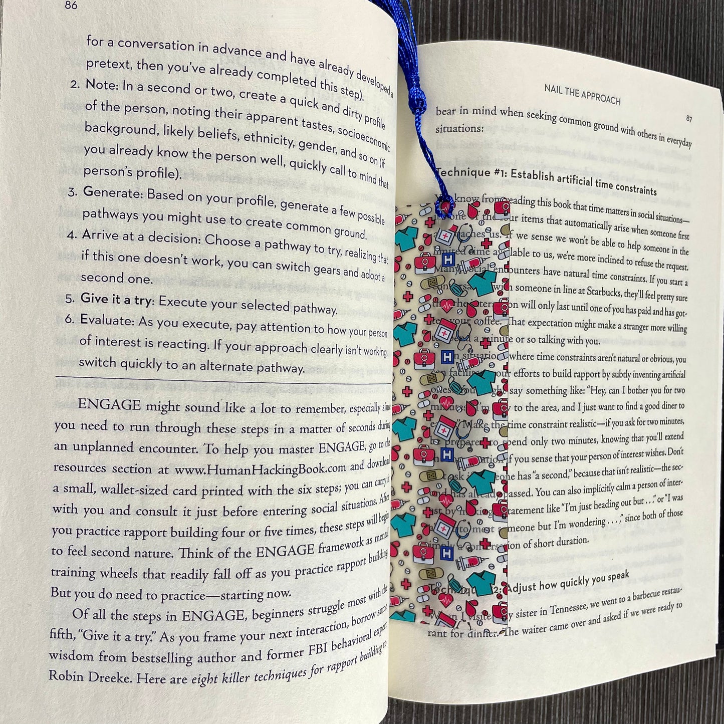 Nurse & Doctor Bookmark – Thoughtful Gift for Healthcare Workers, Medical Students and Hospital Staff