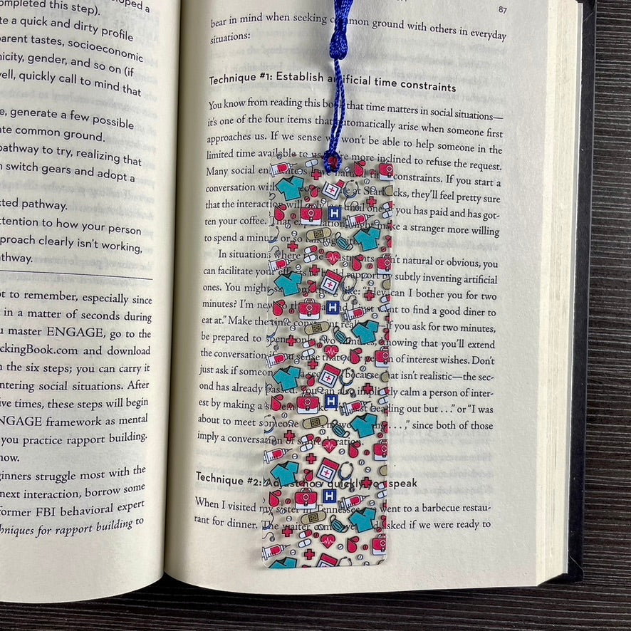 Nurse & Doctor Bookmark – Thoughtful Gift for Healthcare Workers, Medical Students and Hospital Staff