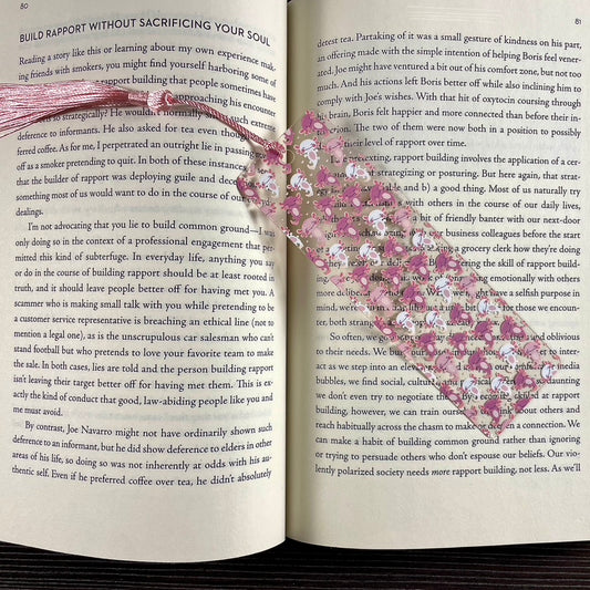 Pink Axolotl Bookmark | Cute Bookmark for Kids & Animal Lovers | Fun Gift for Readers | Kawaii Reading Accessory with Tassel