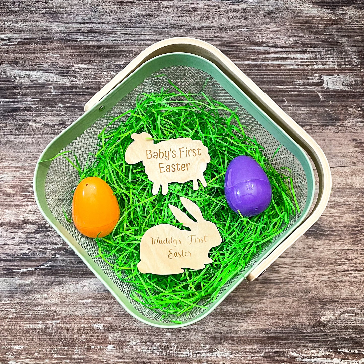 Baby Photo Prop | Easter Photo Prop | Baby First Easter | Personalized Photo Prom | First Easter | New Mom Gift