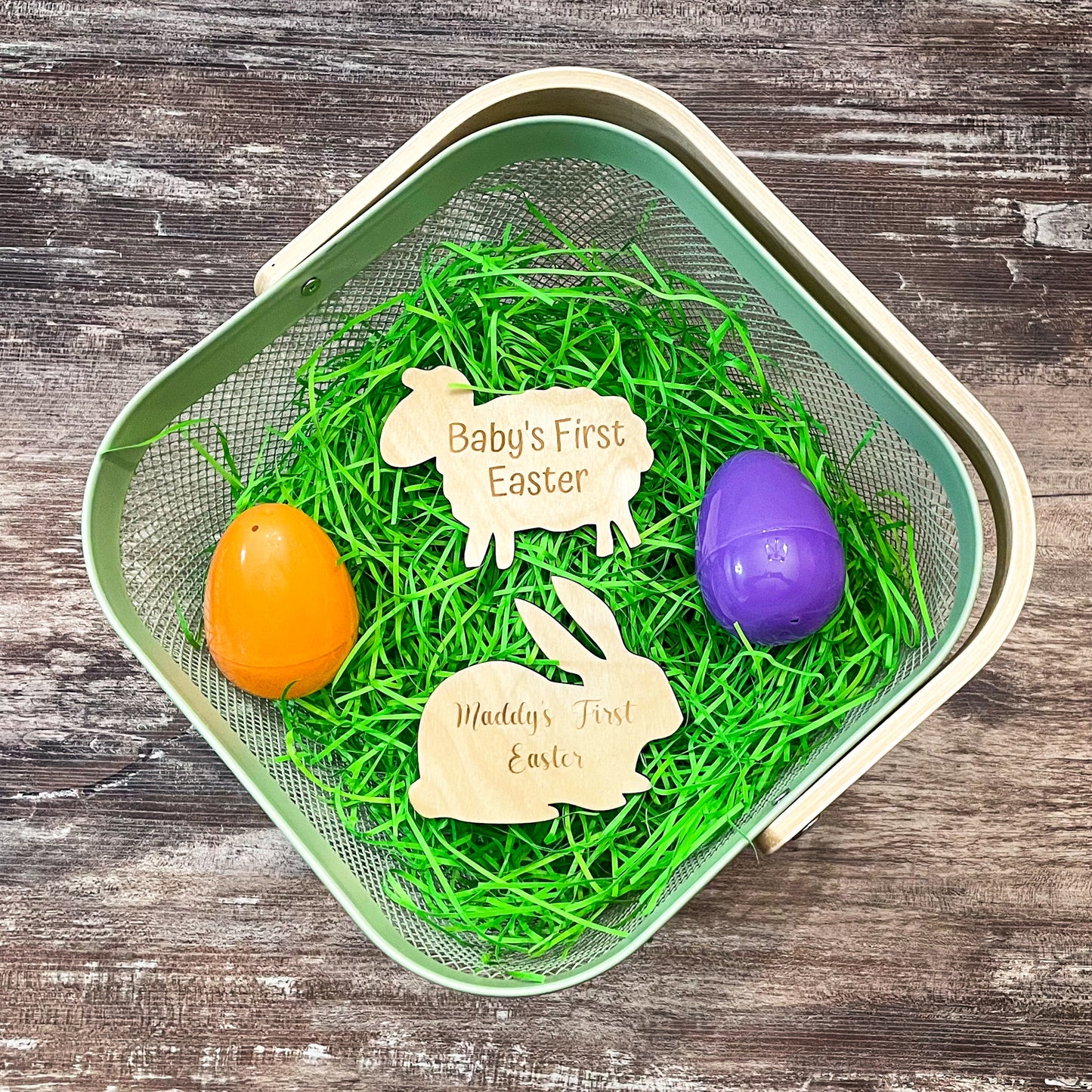 Baby Photo Prop | Easter Photo Prop | Baby First Easter | Personalized Photo Prom | First Easter | New Mom Gift