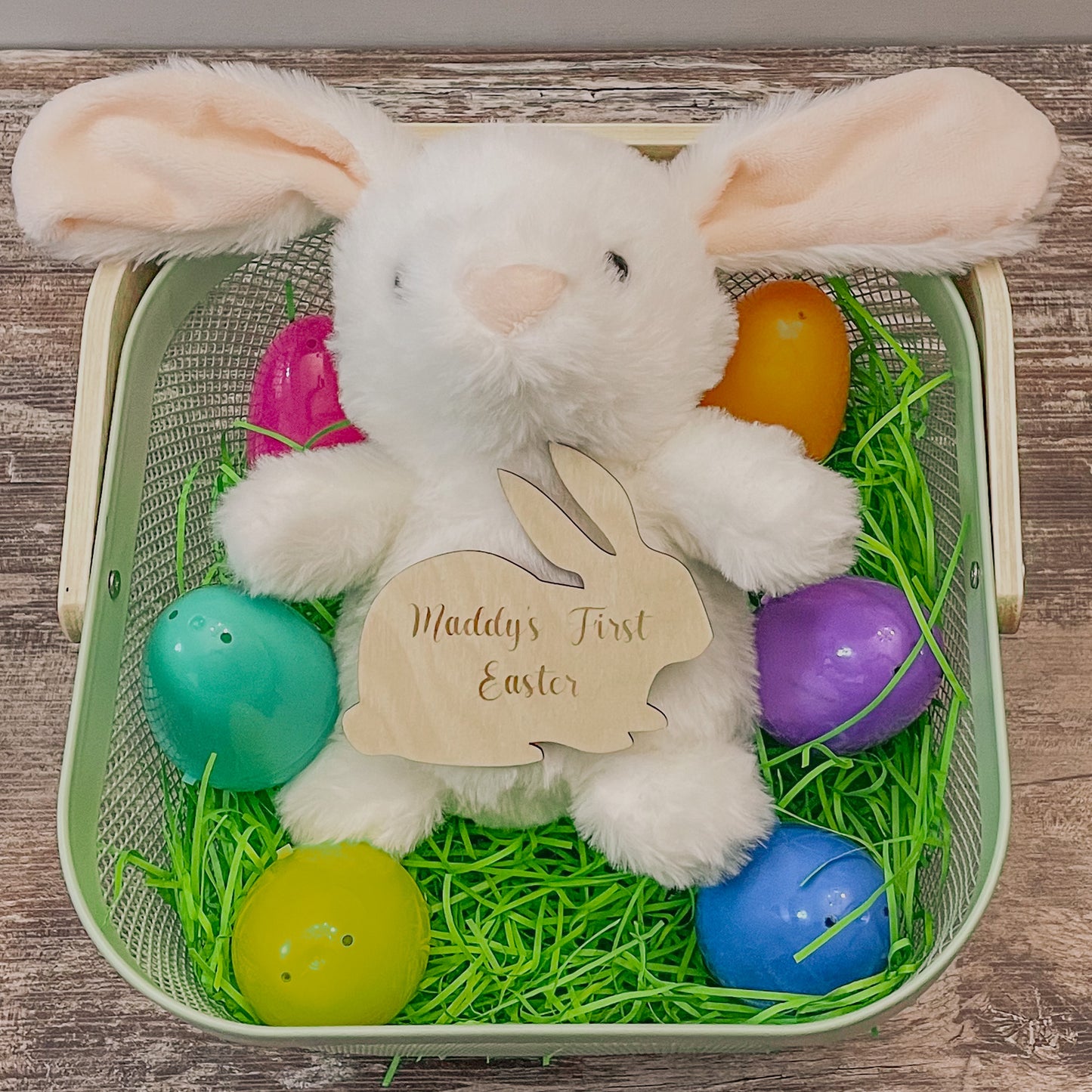 Baby Photo Prop | Easter Photo Prop | Baby First Easter | Personalized Photo Prom | First Easter | New Mom Gift