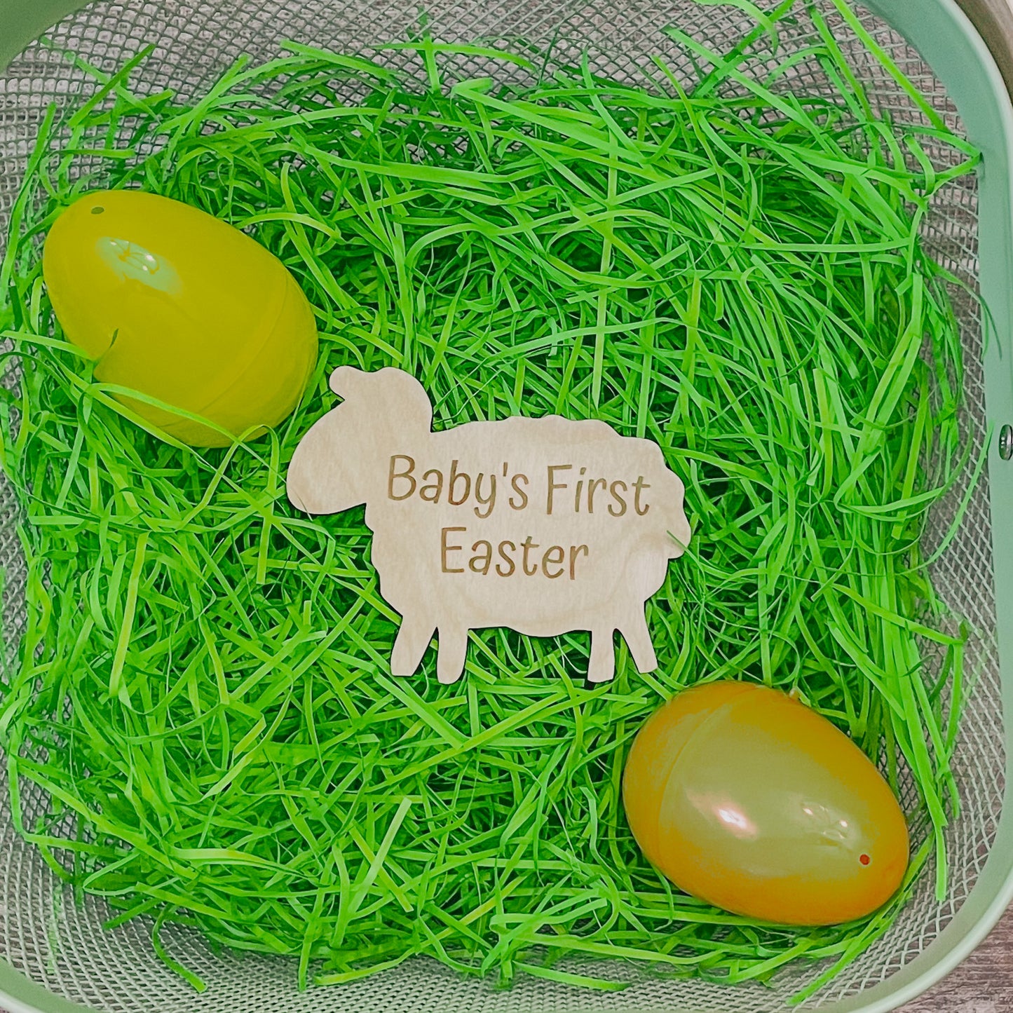 Baby Photo Prop | Easter Photo Prop | Baby First Easter | Personalized Photo Prom | First Easter | New Mom Gift