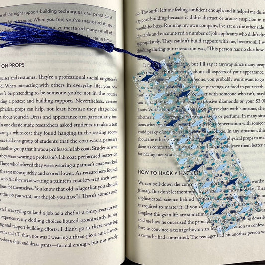 Killer Shark Bookmark – Fierce Ocean-Inspired Gift for Book Lovers | Shark Week Ready!
