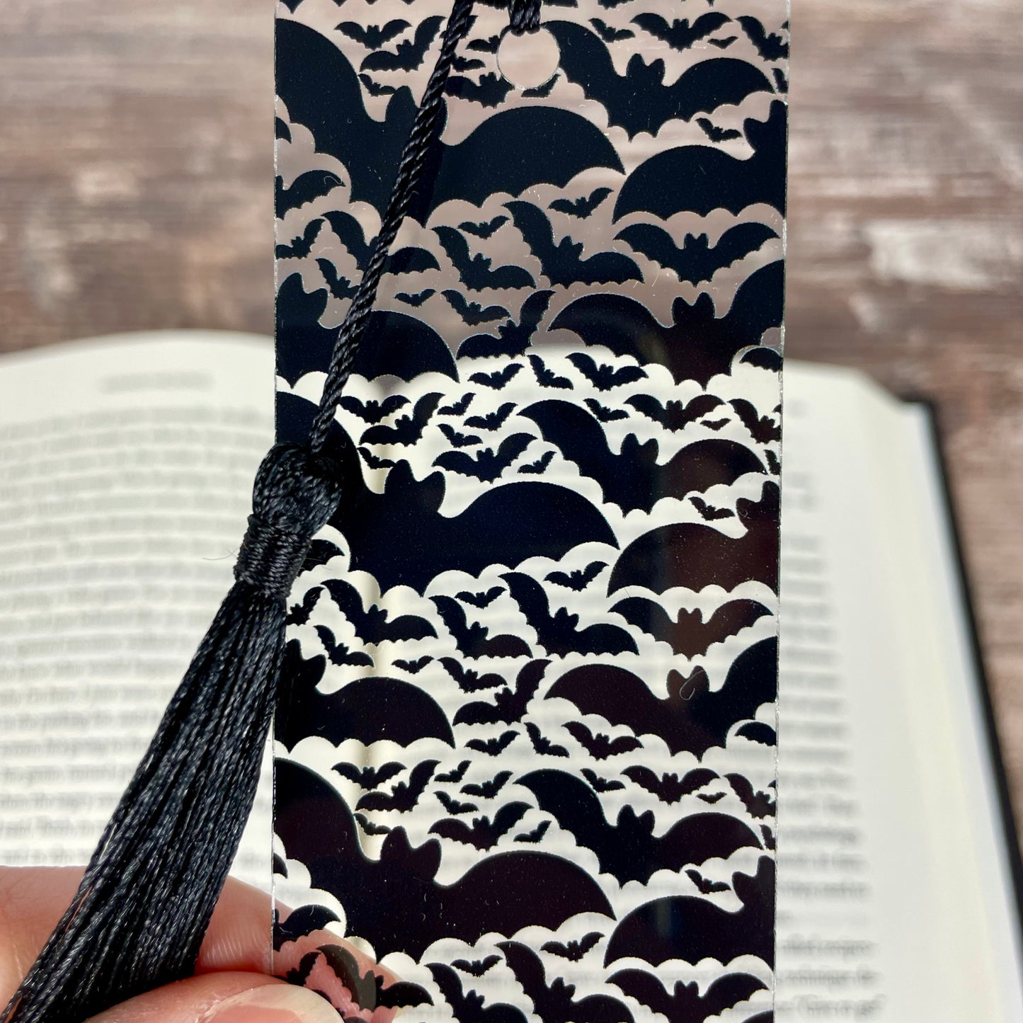 Bat Bookmark | Gothic Tassel Bookmark | Dark Academia | Book Lover Gift | Spooky Reading | Halloween Decor