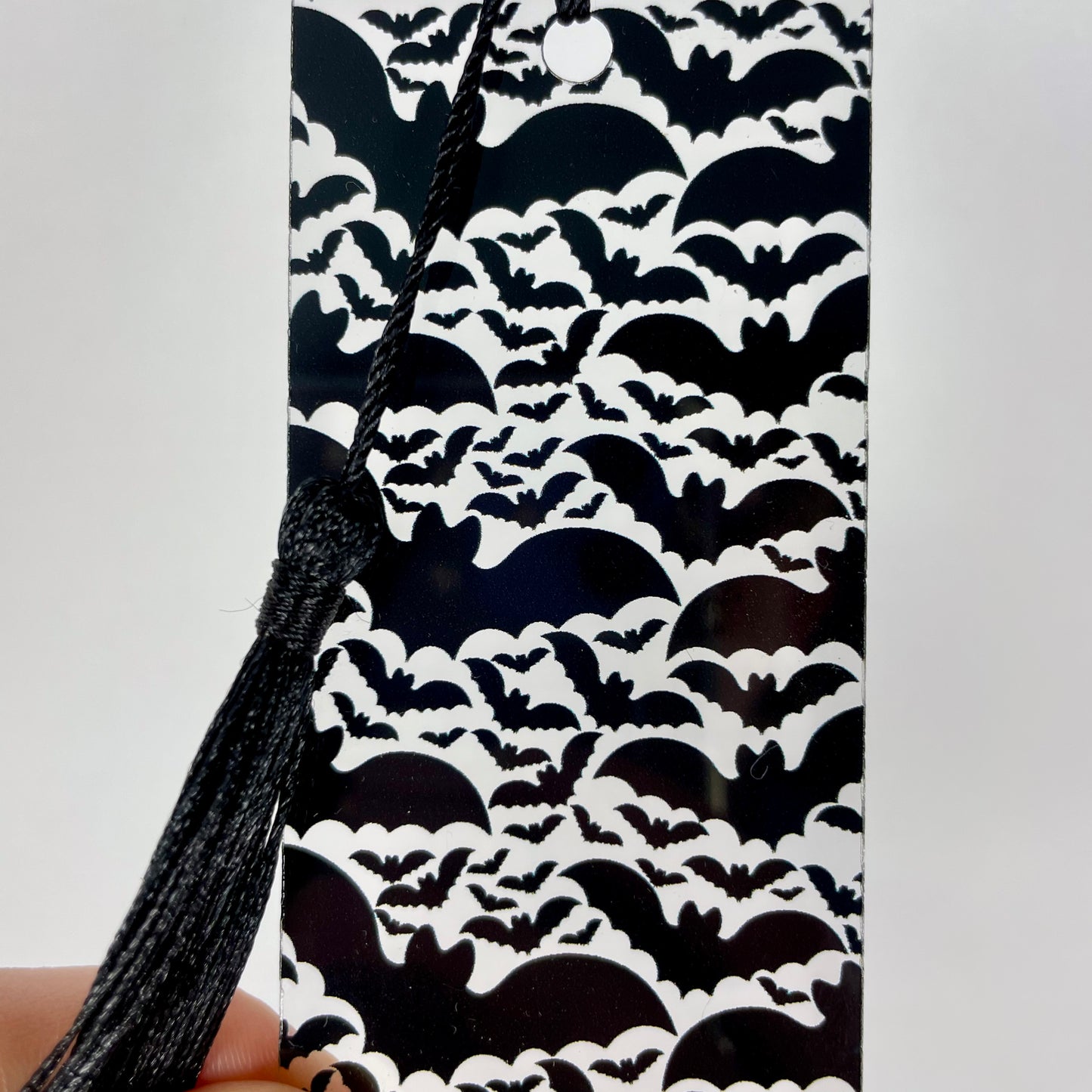 Halloween Bookmark Set: Bat, Cat Skeleton & Damask - Gothic Book Accessory