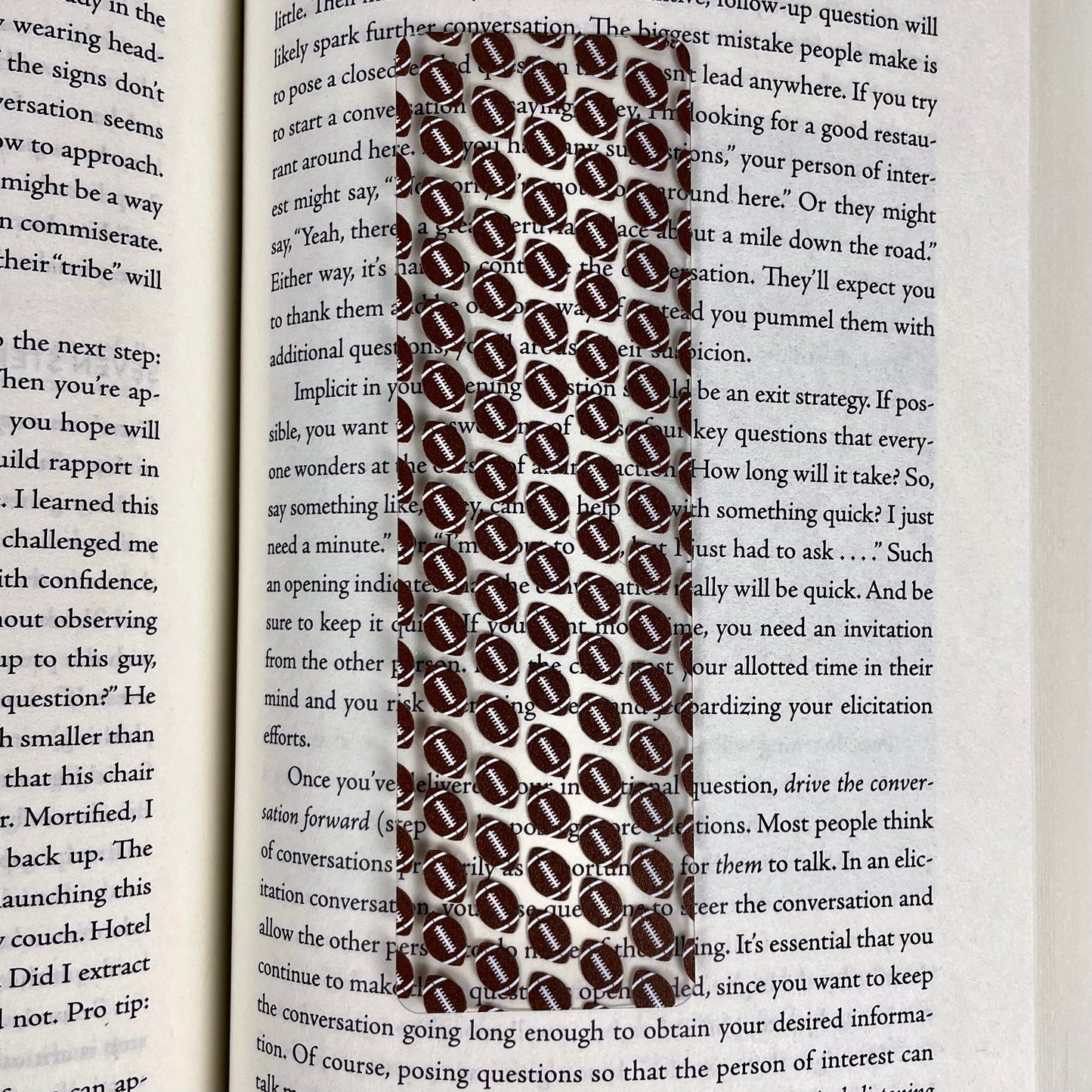 Football Bookmark – Gift for Sports Fans