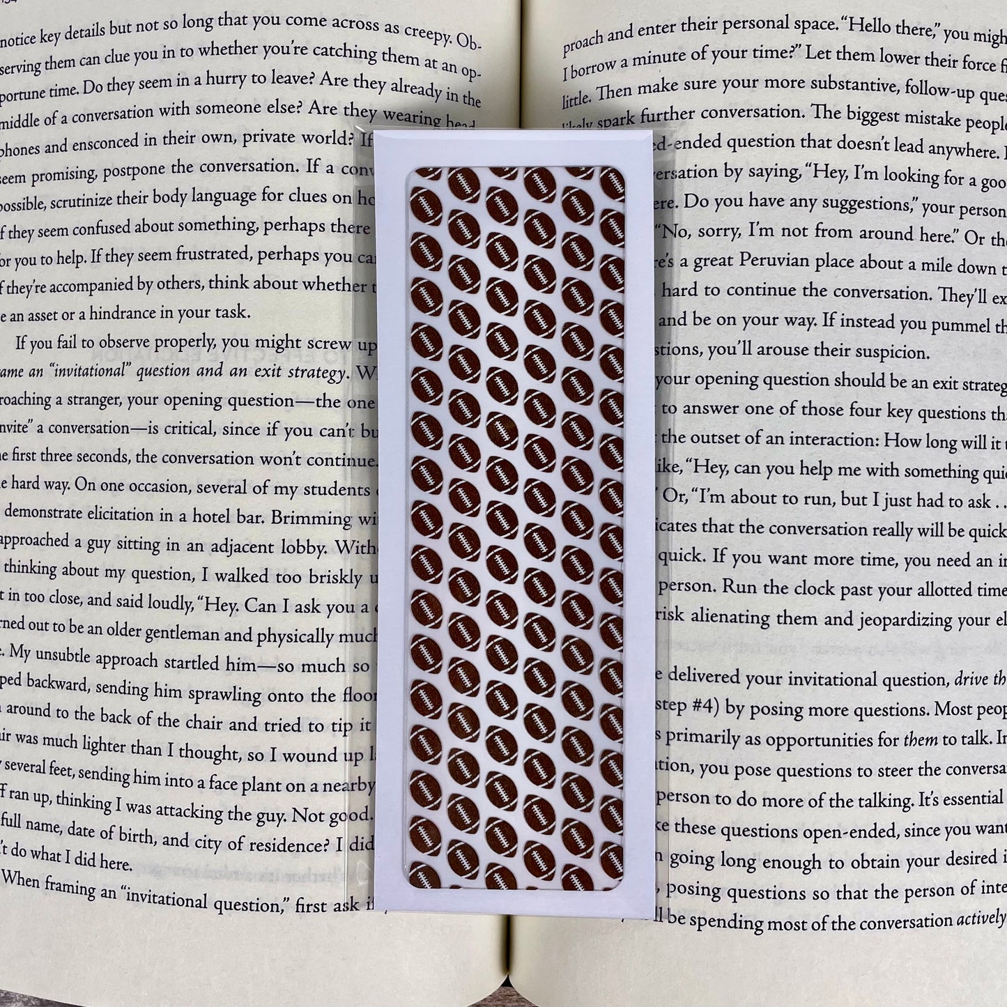 Football Bookmark – Gift for Sports Fans