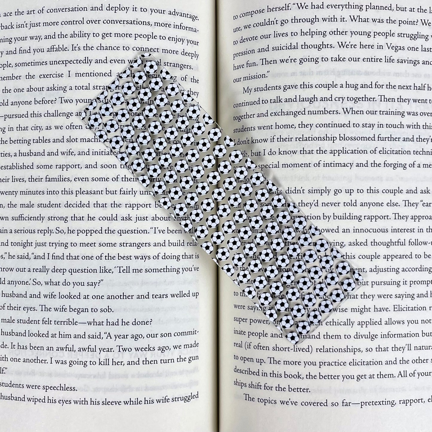 Soccer Bookmark – Sports Reading Gift