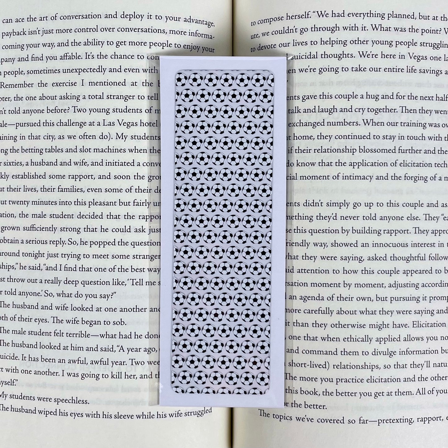 Soccer Bookmark – Sports Reading Gift