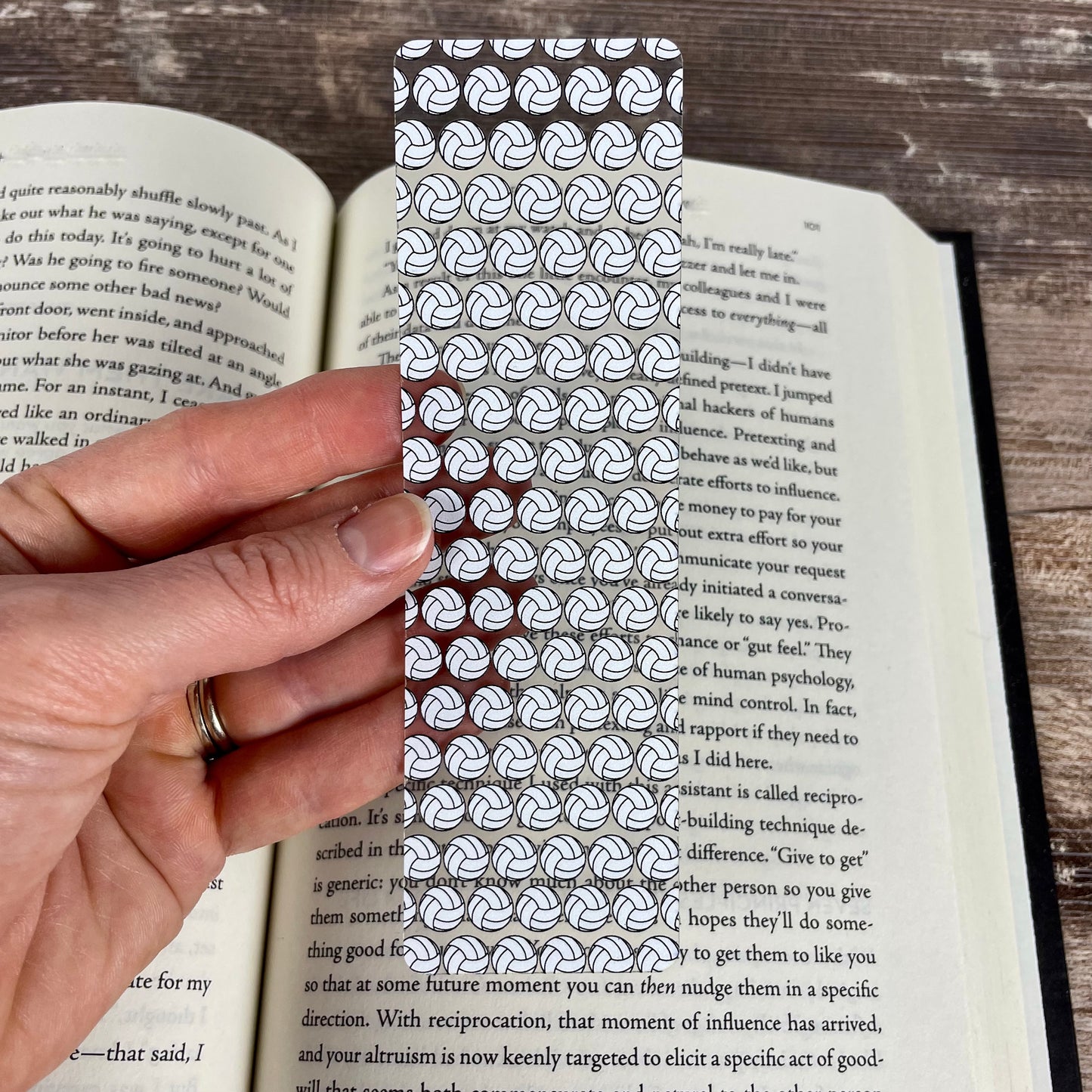 Volleyball Bookmark – Sports Reading Gift