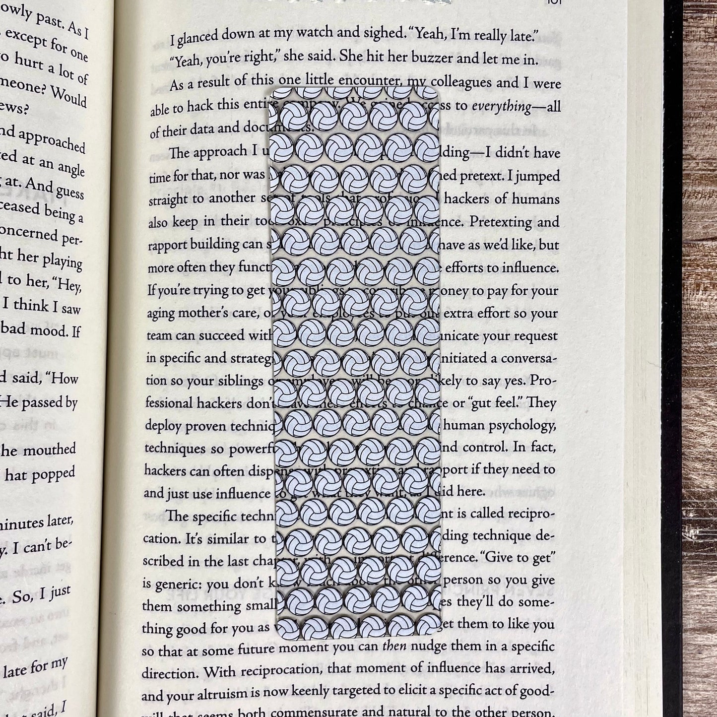 Volleyball Bookmark – Sports Reading Gift