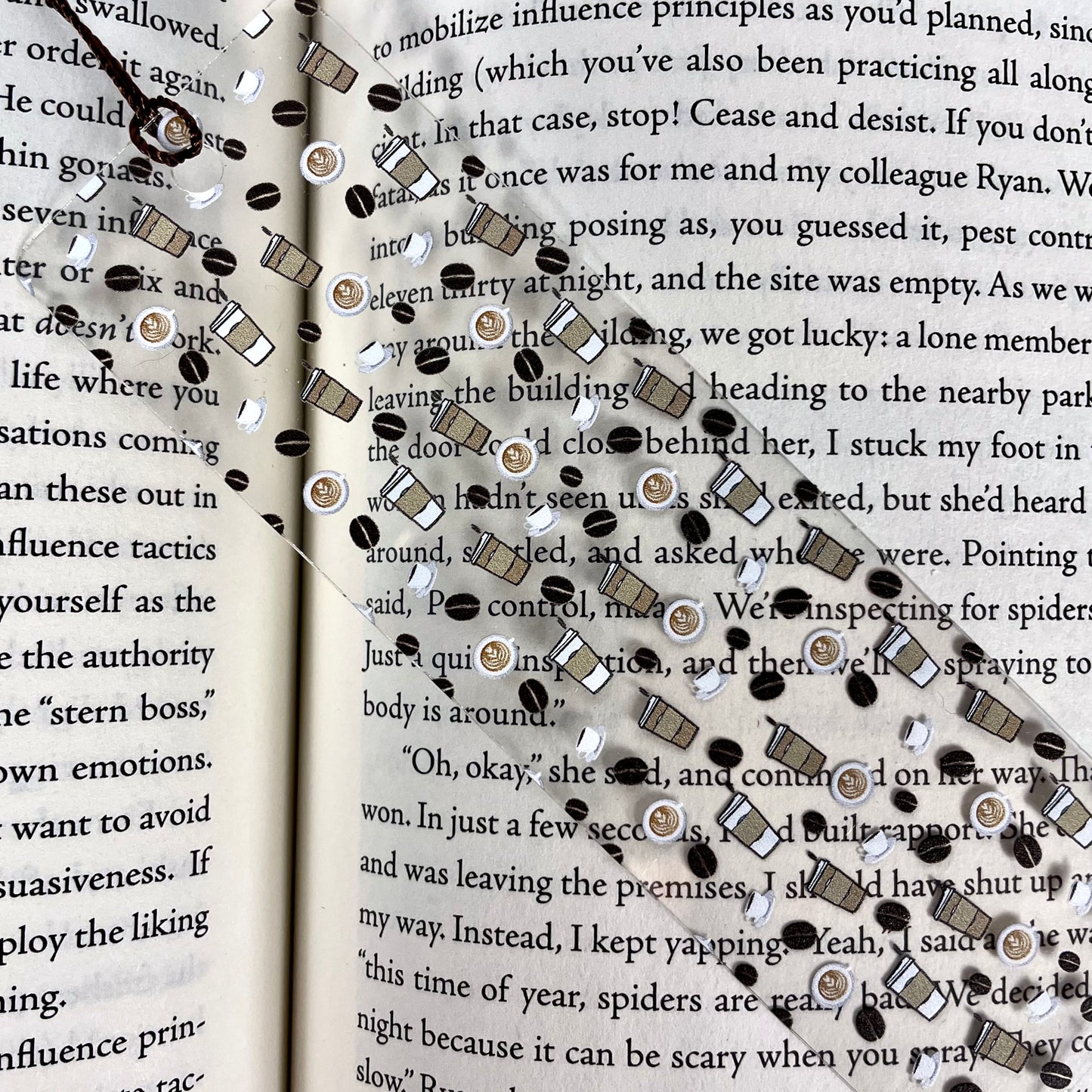 Coffee Bookmark – Coffee Lover Gift, Book Lover Gift, Cute Bookmark for Readers, Teachers, Students