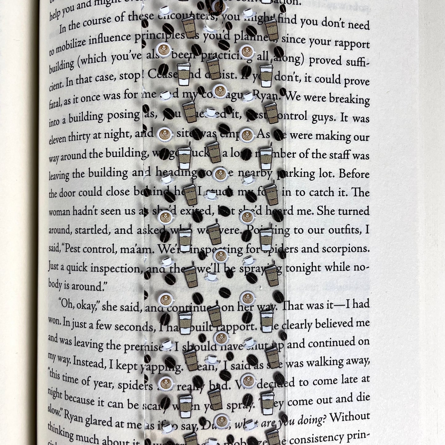 Coffee Bookmark – Coffee Lover Gift, Book Lover Gift, Cute Bookmark for Readers, Teachers, Students