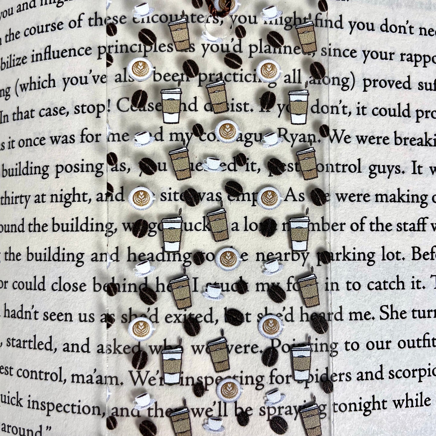 Coffee Bookmark – Coffee Lover Gift, Book Lover Gift, Cute Bookmark for Readers, Teachers, Students