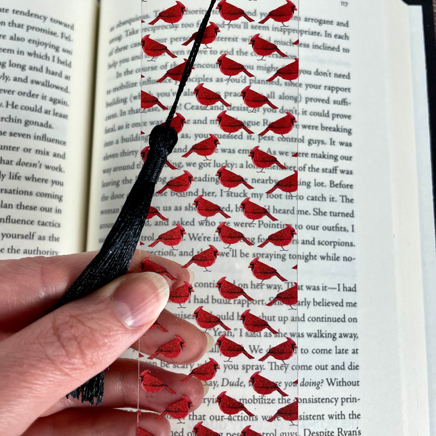 Cardinal Bookmark – Memorial Gift for Loss, Symbol of Comfort, Red Bird Bookmark for Bird Lovers, Nature Fans, or Sports Supporters