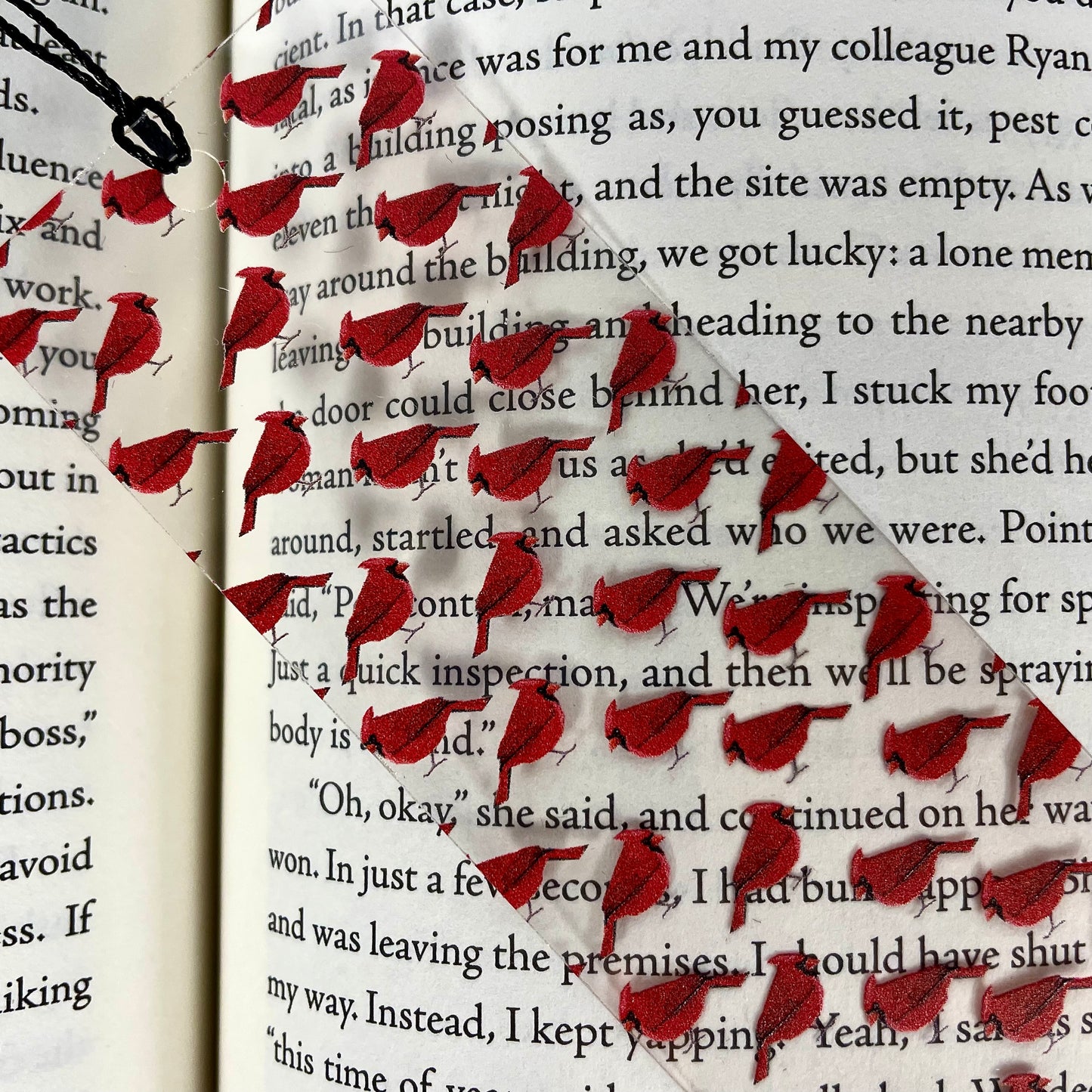 Cardinal Bookmark – Memorial Gift for Loss, Symbol of Comfort, Red Bird Bookmark for Bird Lovers, Nature Fans, or Sports Supporters