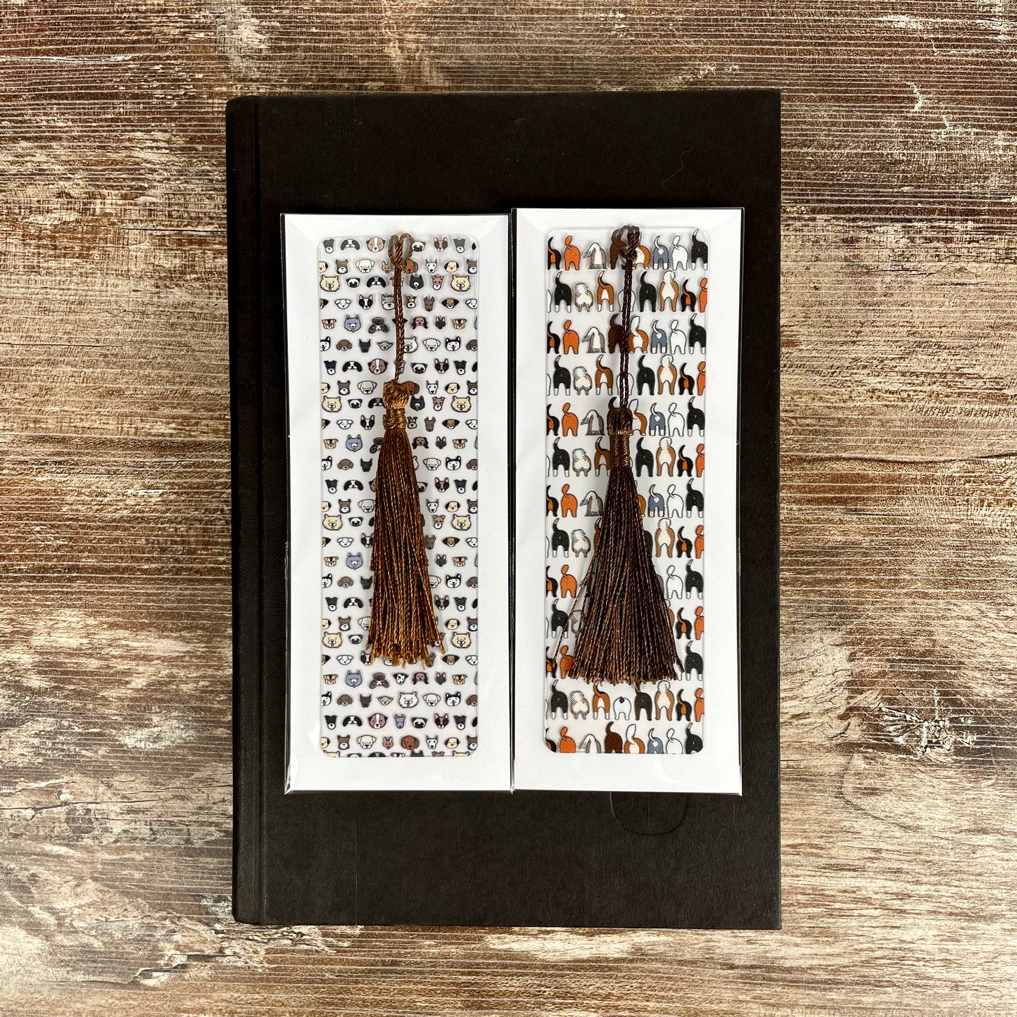 Funny Dog Bookmark Set – Dog Faces & Dog Butts – Gift for Dog Lovers, Dog Moms and Pet People