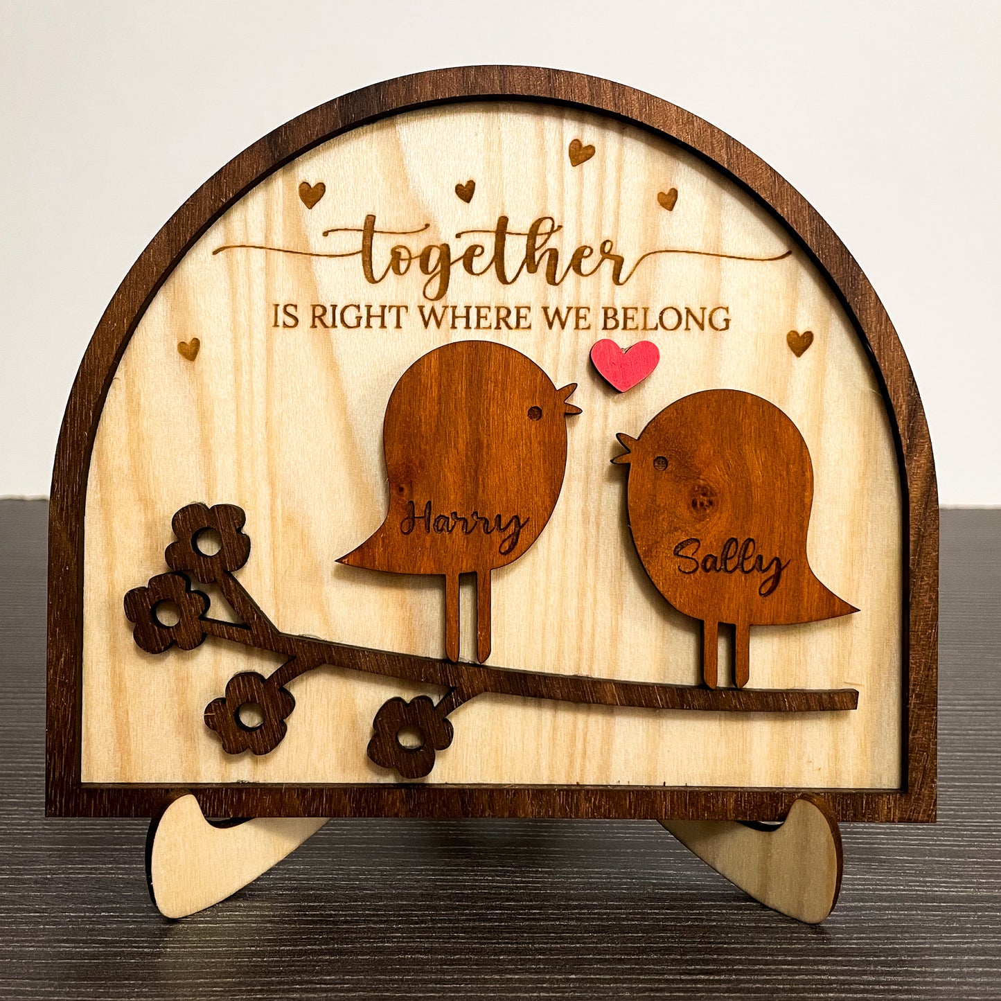 Wooden Sign | Personalized Home Decor | Gift for Couple | Gift for Her | Gift for Him | Anniversary Gift | Engagement Gift