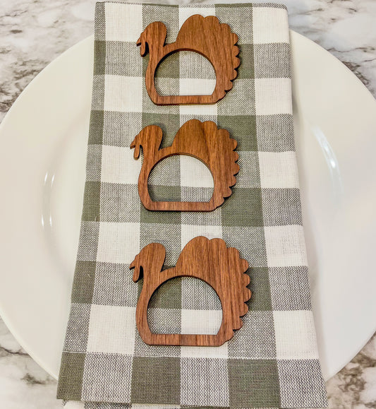 Turkey Shaped Napkin Rings – Festive Thanksgiving Table Decor