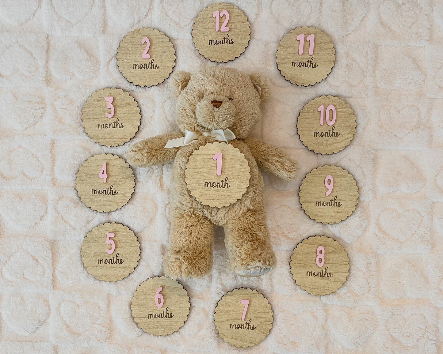 Baby Milestone Markers – Monthly Photo Props - Baby Shower Gift