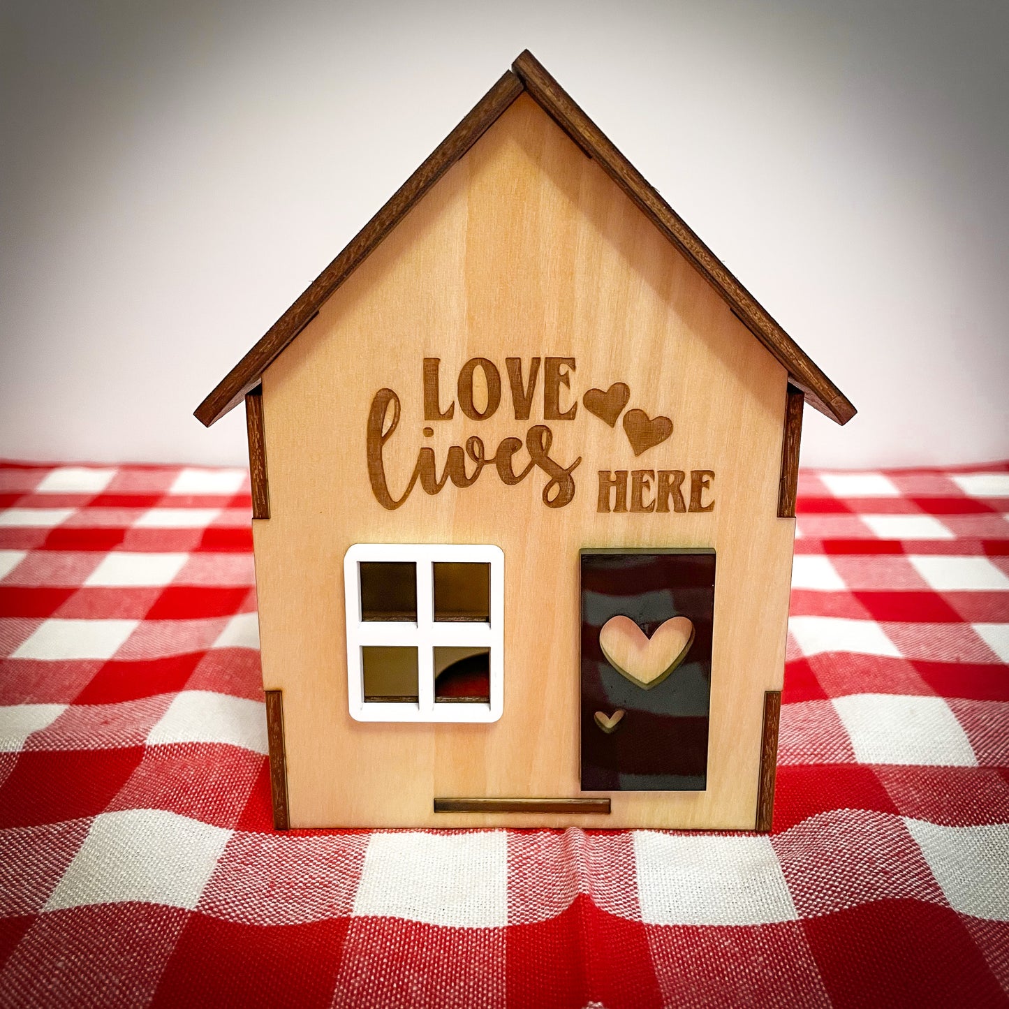 Wooden House | Home Decor | Gift for Couple | Gift for Her | Gift for Self | Anniversary Gift | House Warming | Engagement Gift