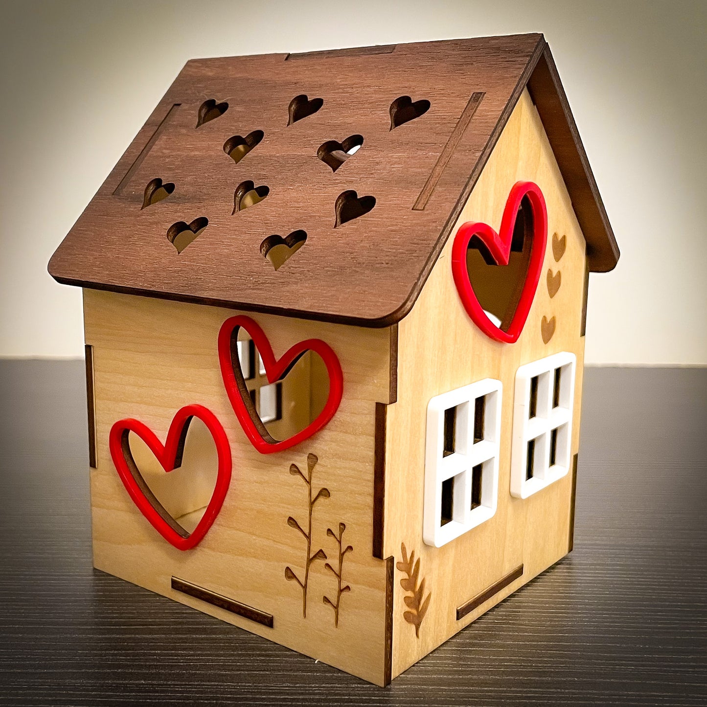 Wooden House | Home Decor | Gift for Couple | Gift for Her | Gift for Self | Anniversary Gift | House Warming | Engagement Gift