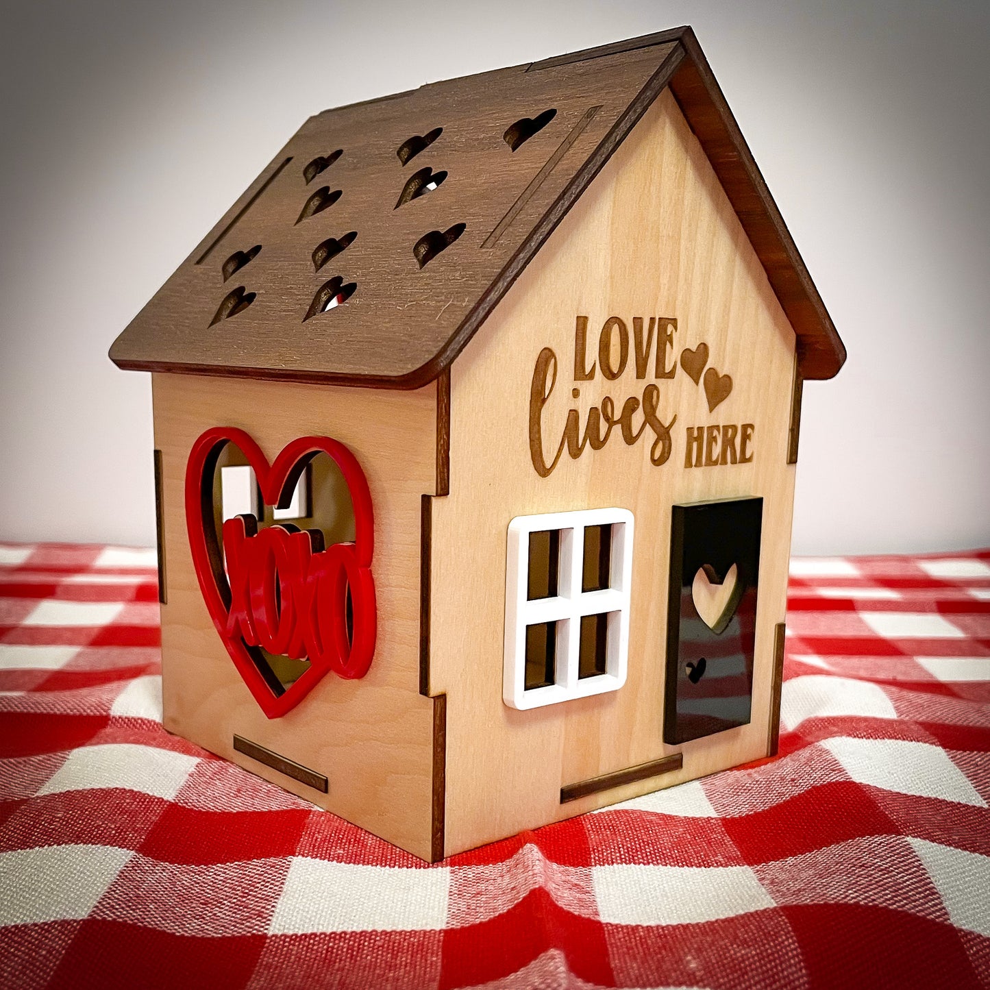 Wooden House | Home Decor | Gift for Couple | Gift for Her | Gift for Self | Anniversary Gift | House Warming | Engagement Gift