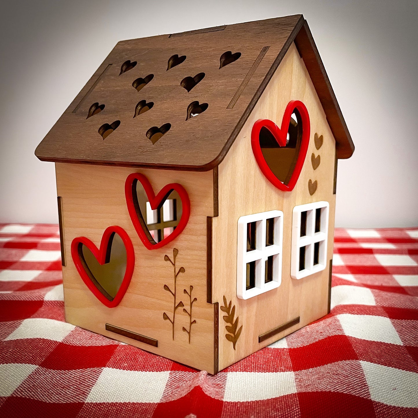 Wooden House | Home Decor | Gift for Couple | Gift for Her | Gift for Self | Anniversary Gift | House Warming | Engagement Gift