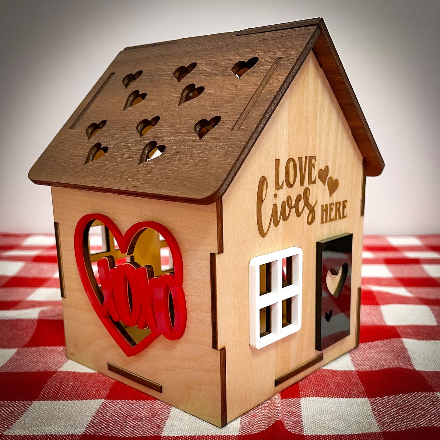 Wooden House | Home Decor | Gift for Couple | Gift for Her | Gift for Self | Anniversary Gift | House Warming | Engagement Gift