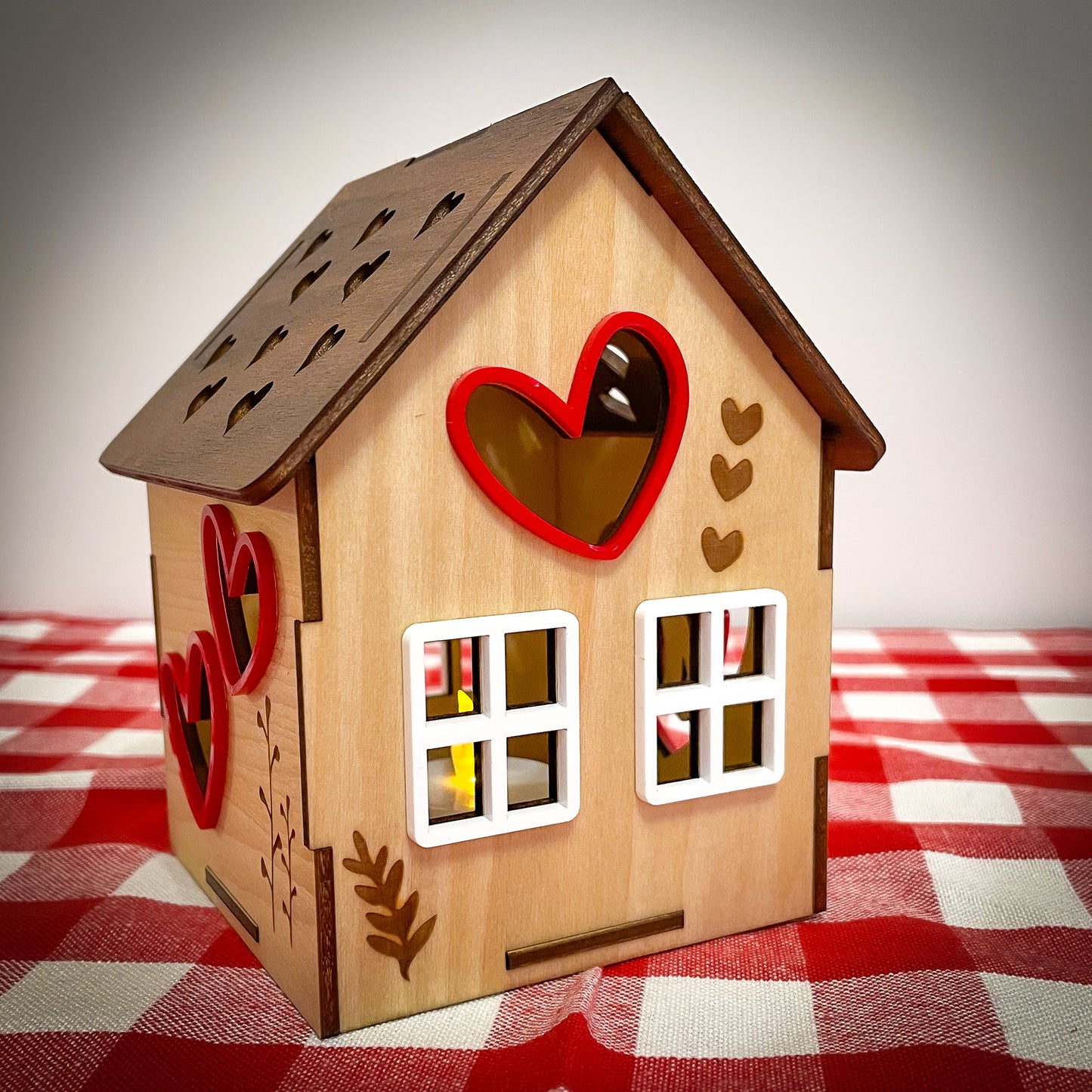 Wooden House | Home Decor | Gift for Couple | Gift for Her | Gift for Self | Anniversary Gift | House Warming | Engagement Gift