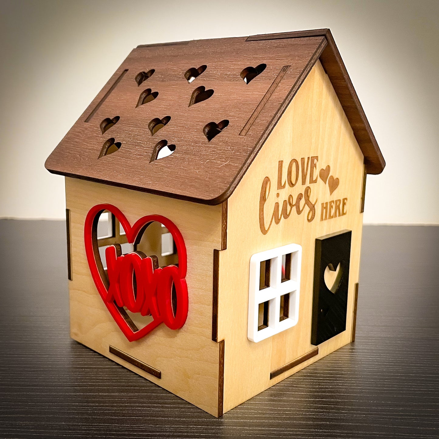 Wooden House | Home Decor | Gift for Couple | Gift for Her | Gift for Self | Anniversary Gift | House Warming | Engagement Gift
