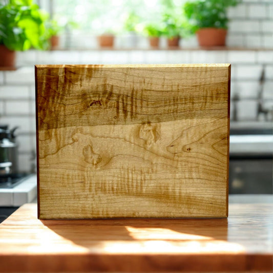 Artisan Solid Wood Serving Board | Handcrafted Single Piece Timber