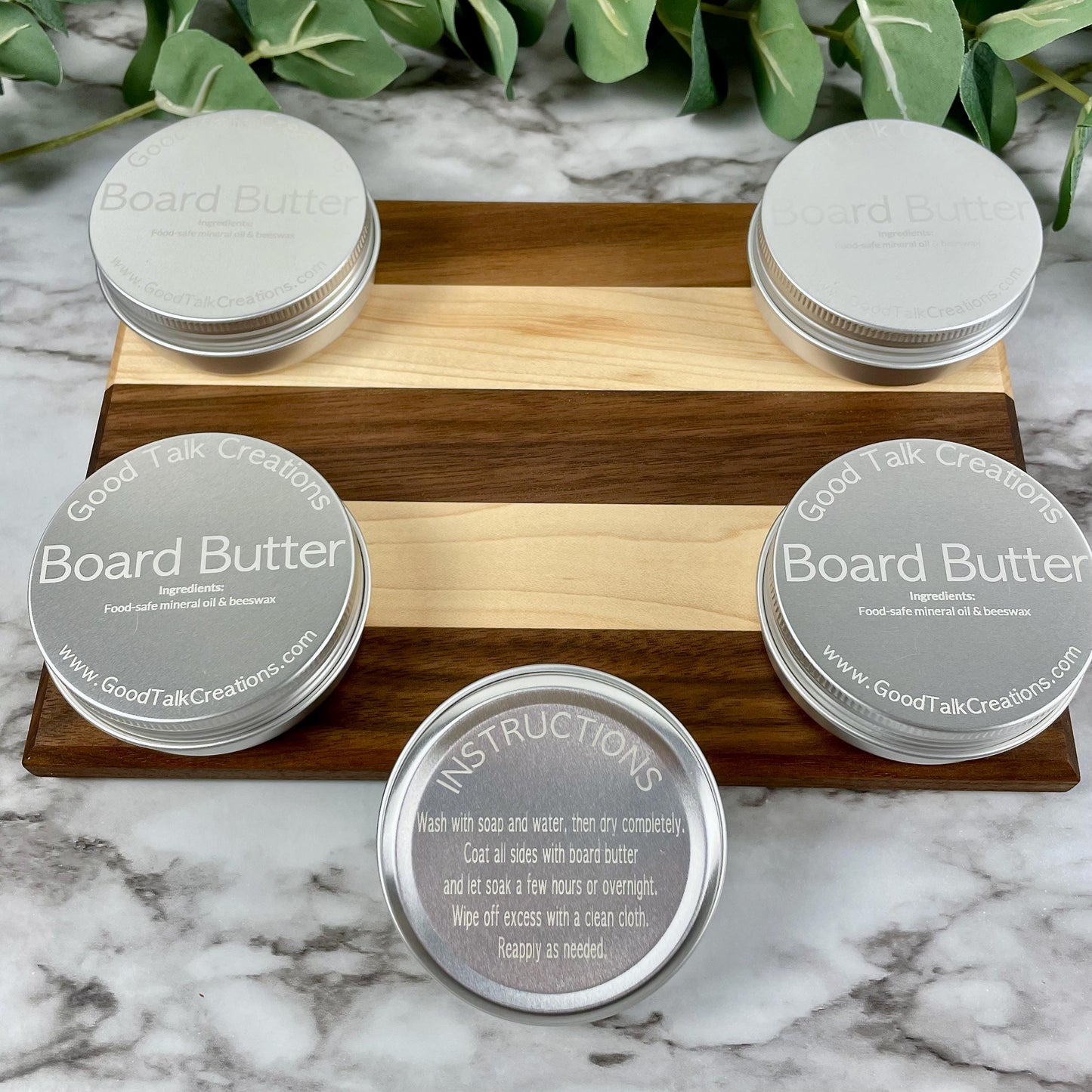 Board Butter Wood Conditioner | Food-Safe Mineral Oil & Beeswax Finish | Cutting Board Balm | Kitchen Wood Care