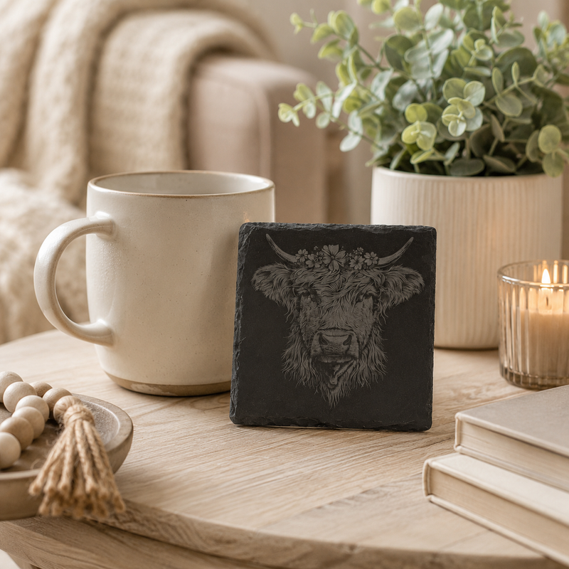 Slate & Hardwood Coasters