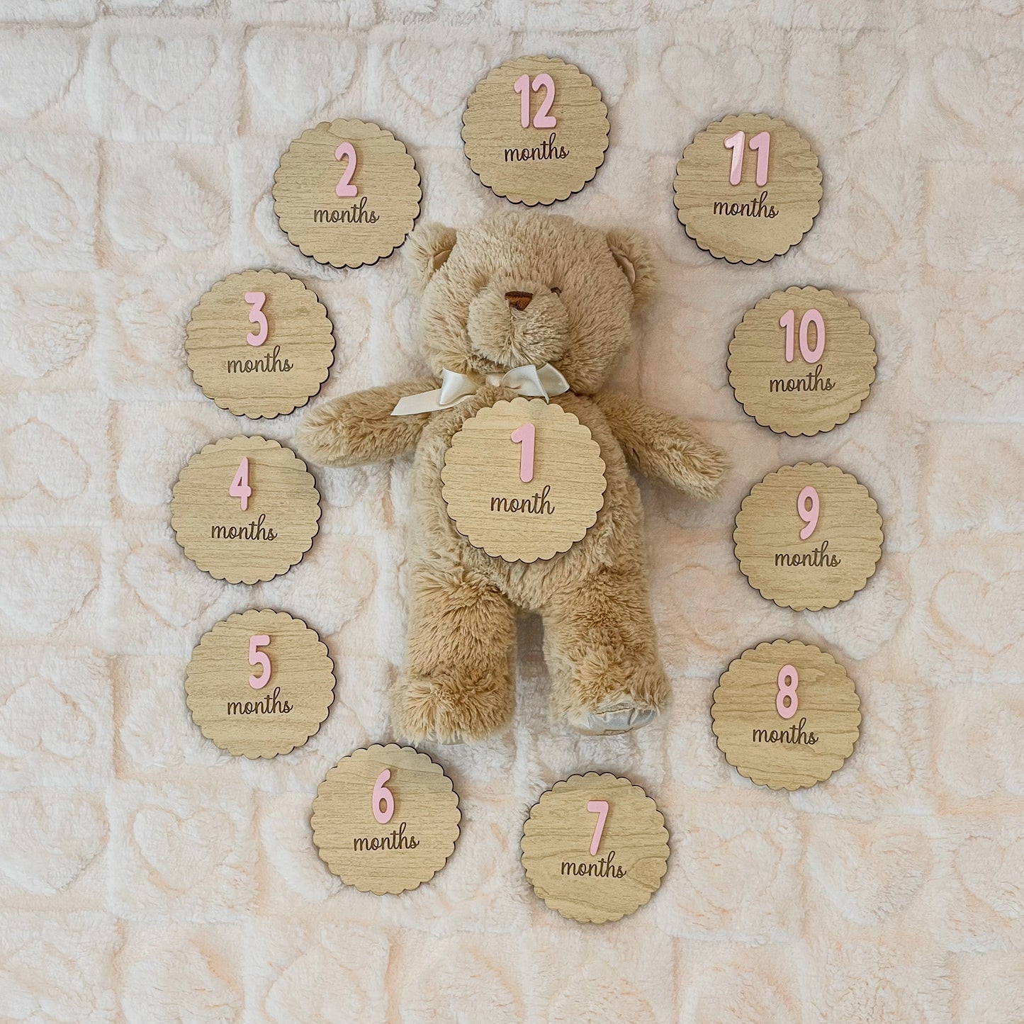 Baby Milestone Markers – Monthly Photo Props - Baby Shower Gift