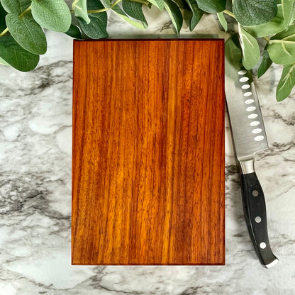 6x9 Solid Wood Cutting Board – Walnut or Cherry Mini Board – Handmade, Non-Toxic, Perfect Gift