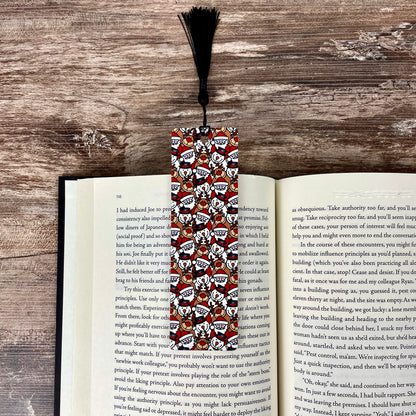Cute Christmas Bookmark – Santa, Reindeer, and Snowmen – Holiday Reading Gift for Book Lovers