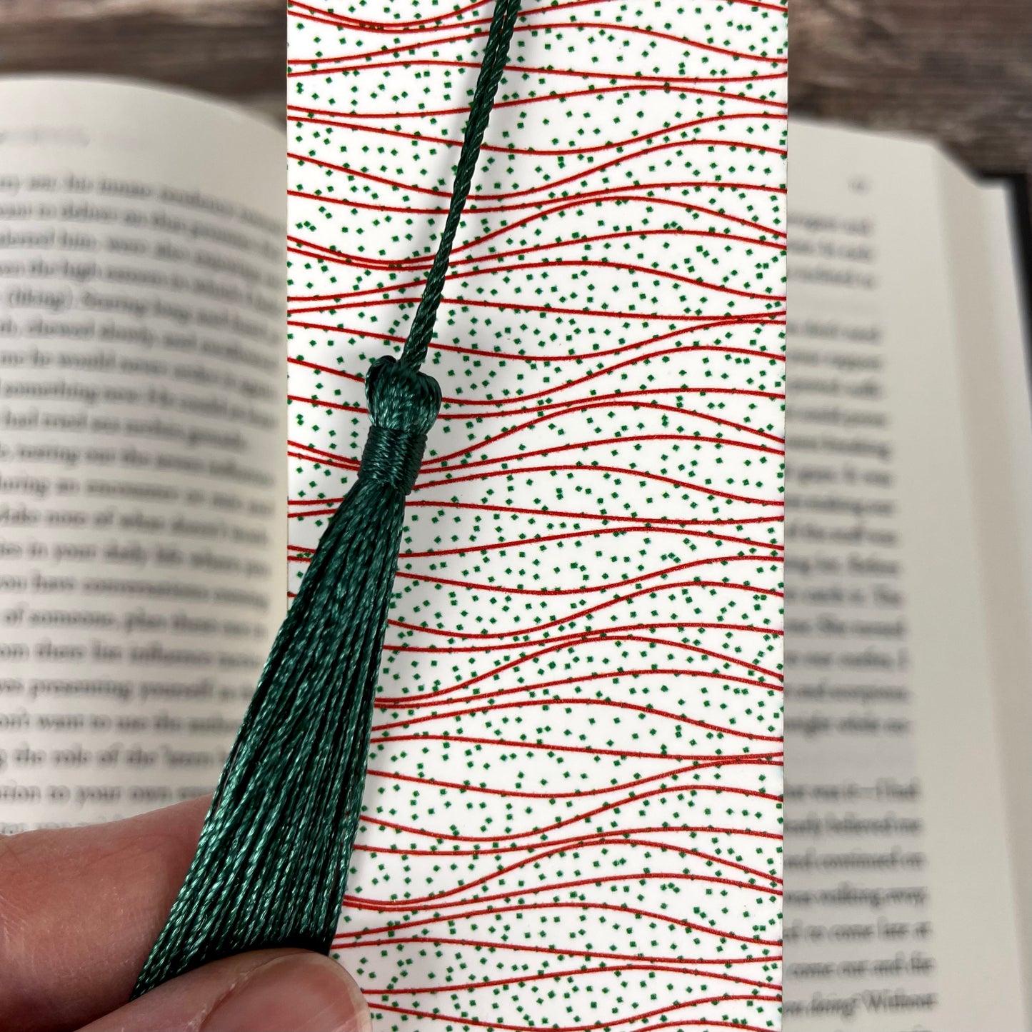 Holiday Swirl Bookmark – Christmas Snack Cake-Inspired Treat for Readers & Gift Givers