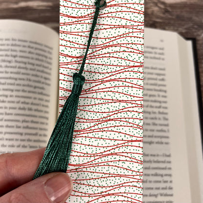Holiday Swirl Bookmark – Christmas Snack Cake-Inspired Treat for Readers & Gift Givers