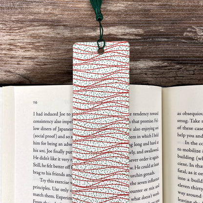 Holiday Swirl Bookmark – Christmas Snack Cake-Inspired Treat for Readers & Gift Givers
