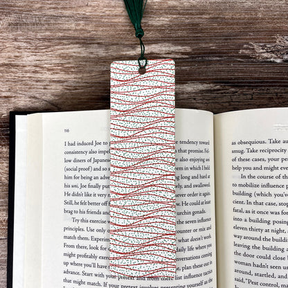 Holiday Swirl Bookmark – Christmas Snack Cake-Inspired Treat for Readers & Gift Givers