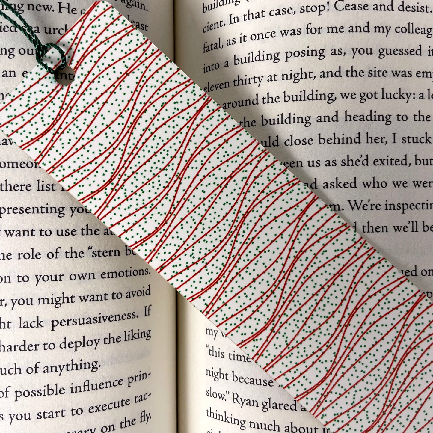 Holiday Swirl Bookmark – Christmas Snack Cake-Inspired Treat for Readers & Gift Givers