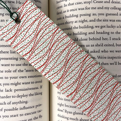 Holiday Swirl Bookmark – Christmas Snack Cake-Inspired Treat for Readers & Gift Givers