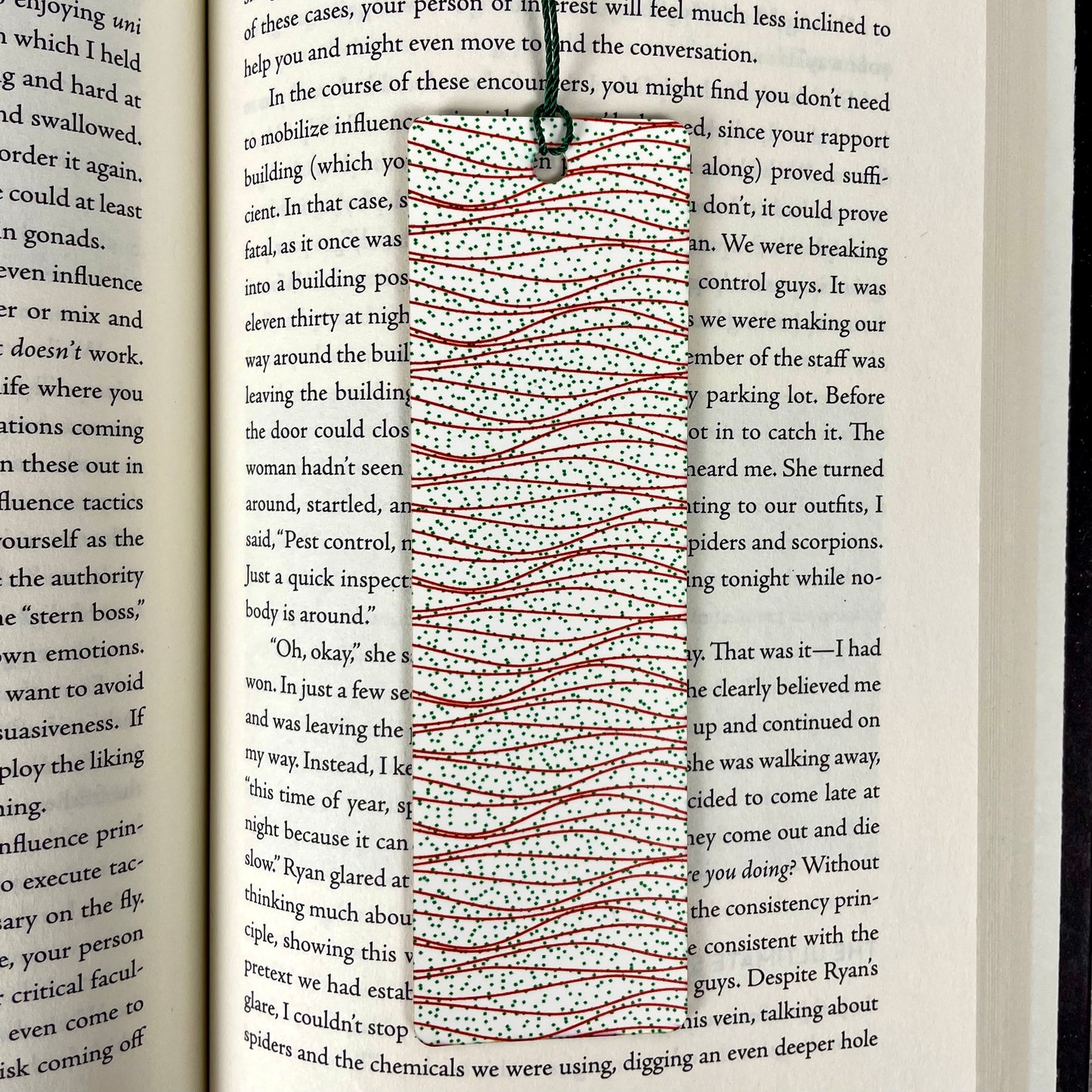 Holiday Swirl Bookmark – Christmas Snack Cake-Inspired Treat for Readers & Gift Givers