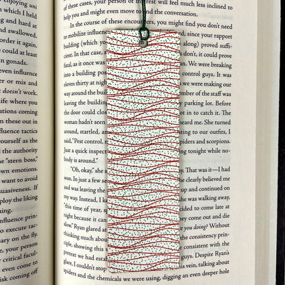 Holiday Swirl Bookmark – Christmas Snack Cake-Inspired Treat for Readers & Gift Givers