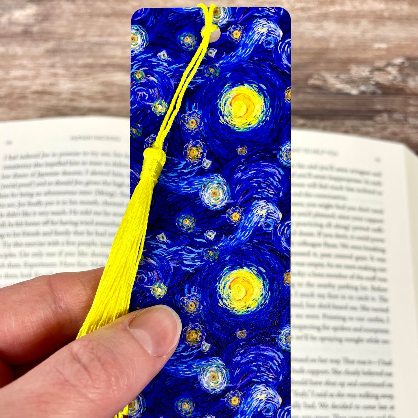 Starry Night Bookmark – Art Lover Gift for Readers, Teachers & Bookworms