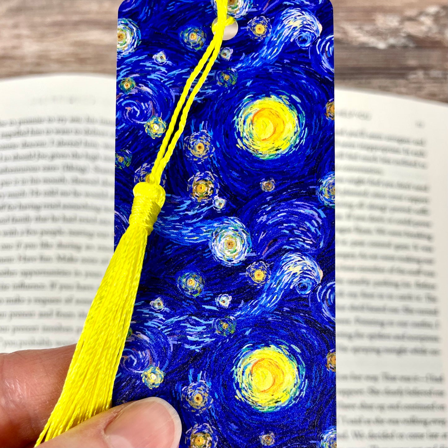 Starry Night Bookmark – Art Lover Gift for Readers, Teachers & Bookworms